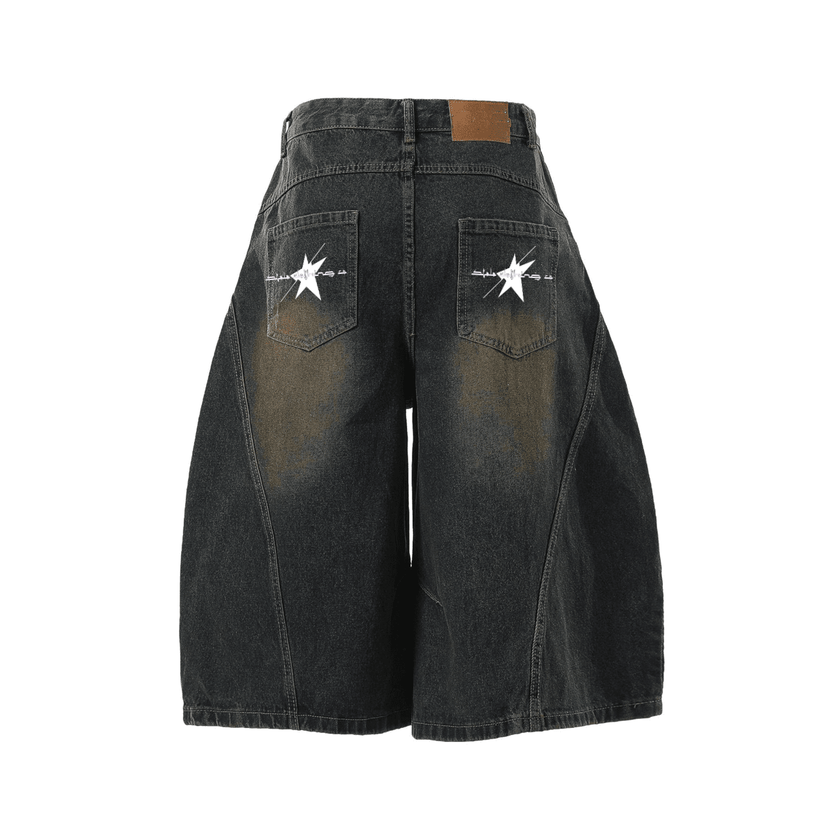 Stolo Clothing Co STARCHILD Unisex Wide-Leg Curved Blade Denim Shorts (JORTS)