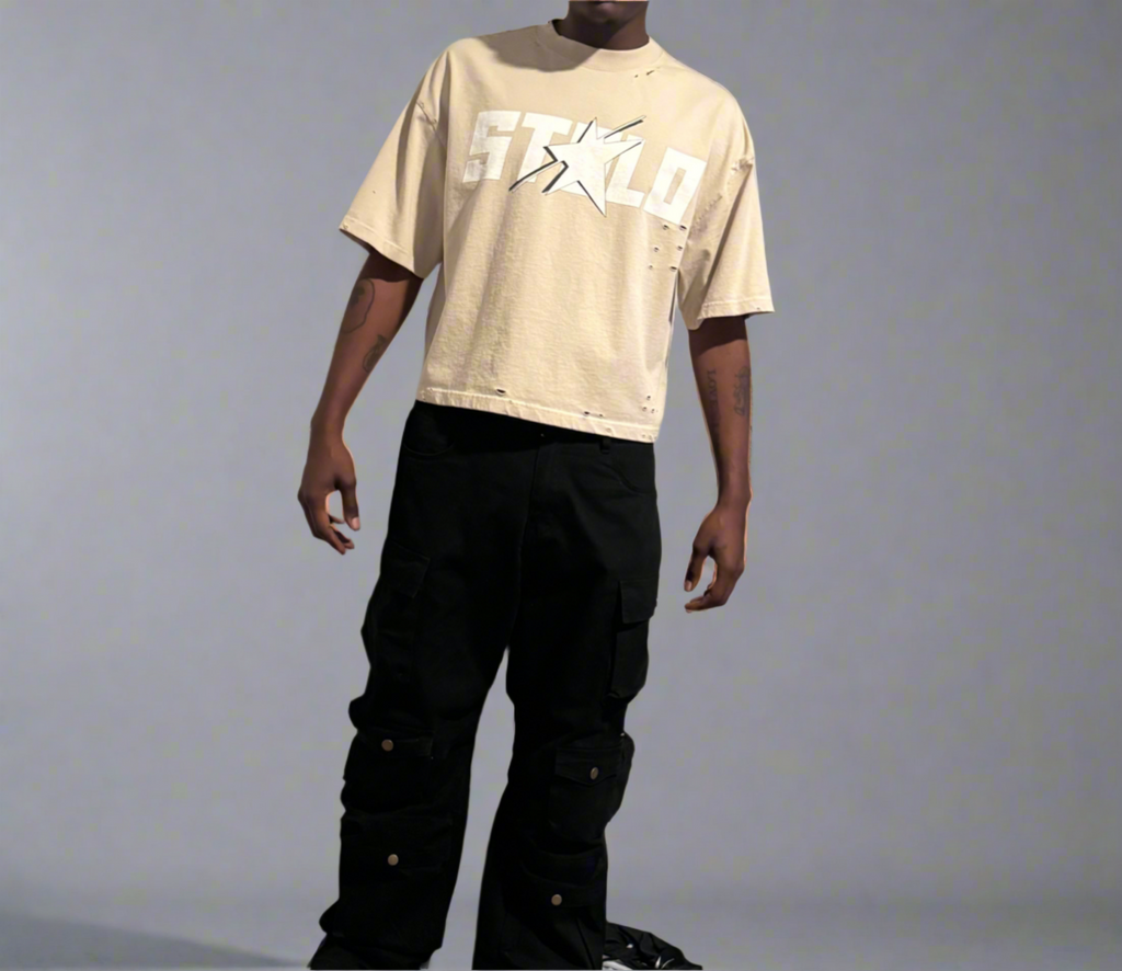 Stolo Clothing Co STARCHILD Hand-Frayed Boxy Tee