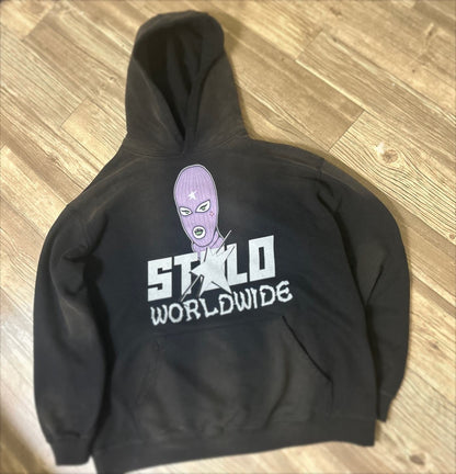 Stolo Clothing Co STOLO WORLD WIDE Washed Effect Hoodie