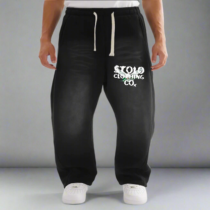 Stolo Clothing Co Birdies Sun Faded Curved Blade Sweatpants