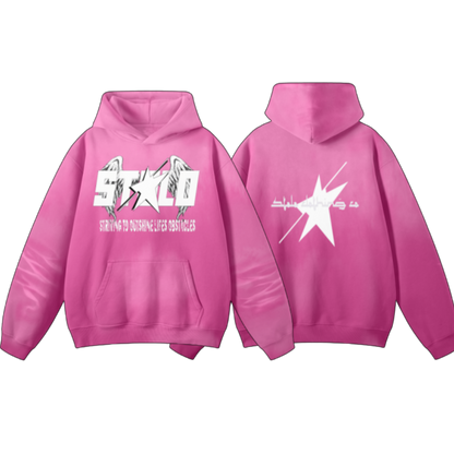 Stolo Clothing Co STARCHILD X Birdies Easter Pink Oversized Fleece Hoodie