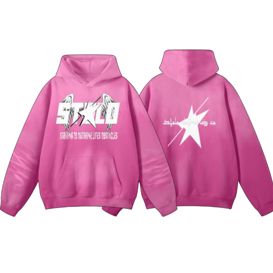 Stolo Clothing Co STARCHILD X Birdies Easter Pink Oversized Fleece Hoodie