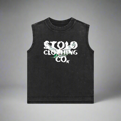 Stolo Clothing Co Kid's Birdies Snow Washed Tank Top