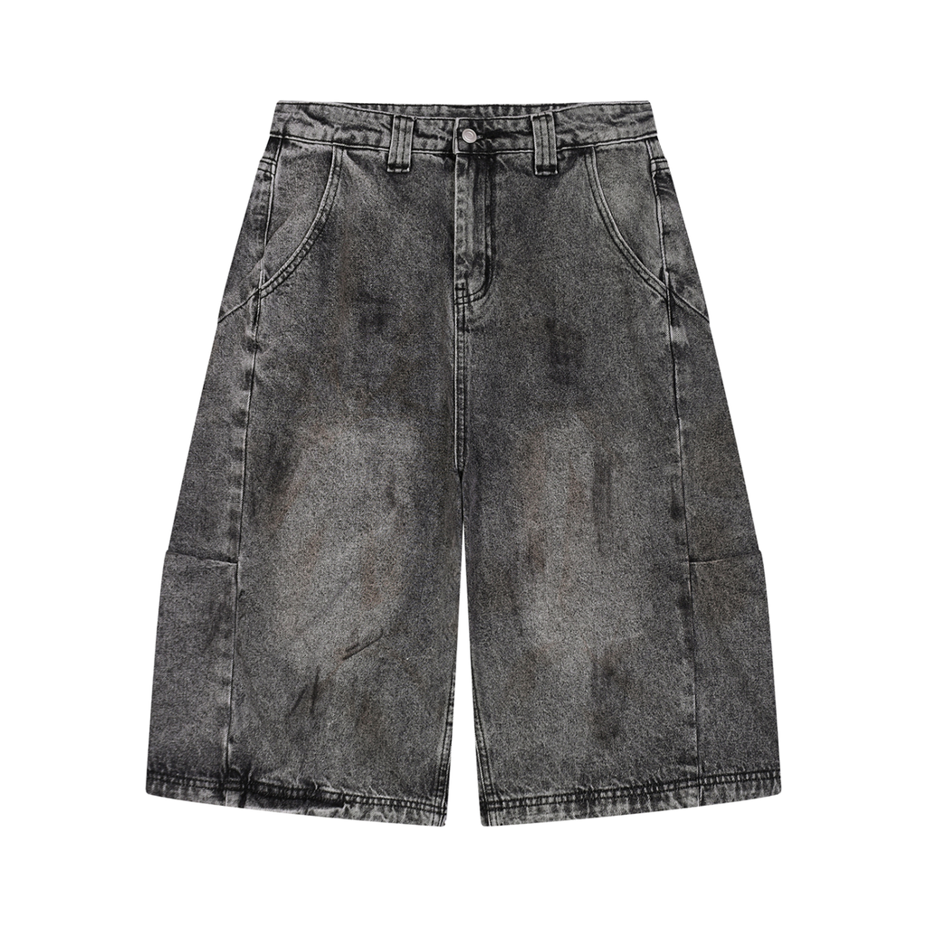 Stolo Clothing Co 224 Archive Wash Curve Blade Denim Shorts (JORTS)