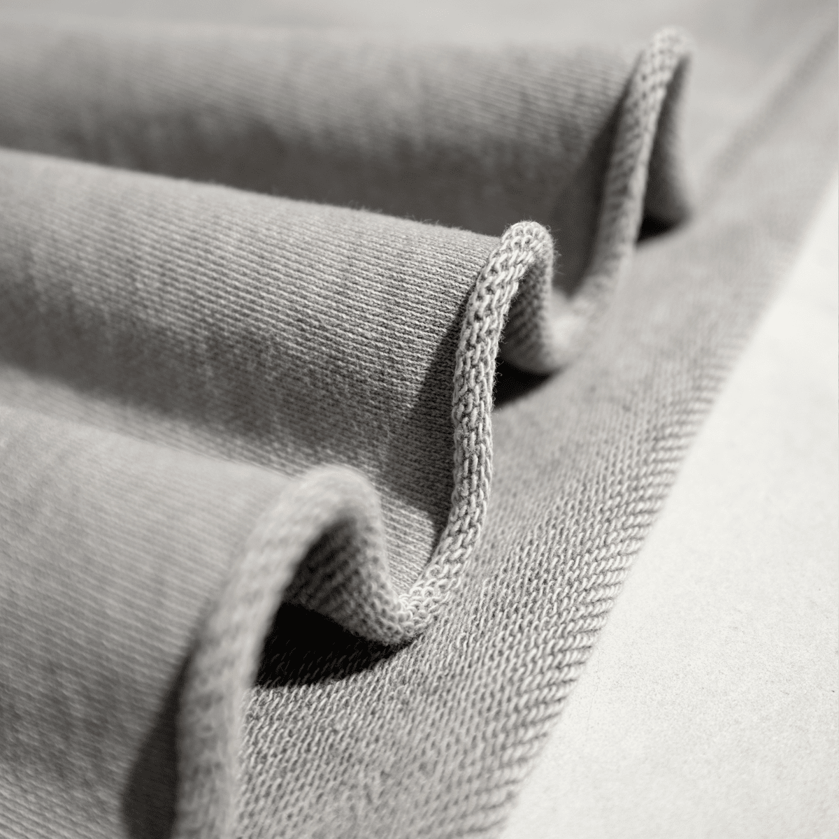 Stolo Clothing Co PREYING NUN Cropped Heavyweight Washed Raw-Edge Crew Neck Sweatshirt (380GSM)