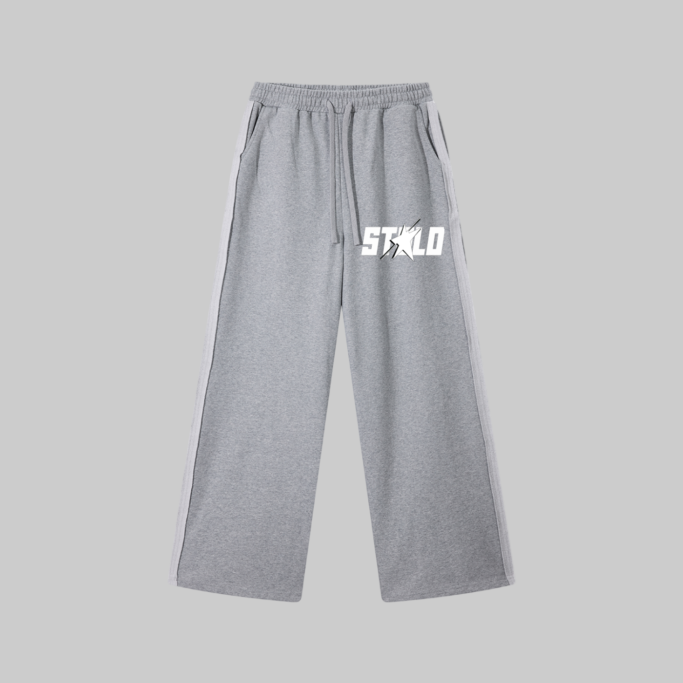 Stolo Clothing Co STARCHILD Supper Baggy Stripped Straight-Leg Sweatpants