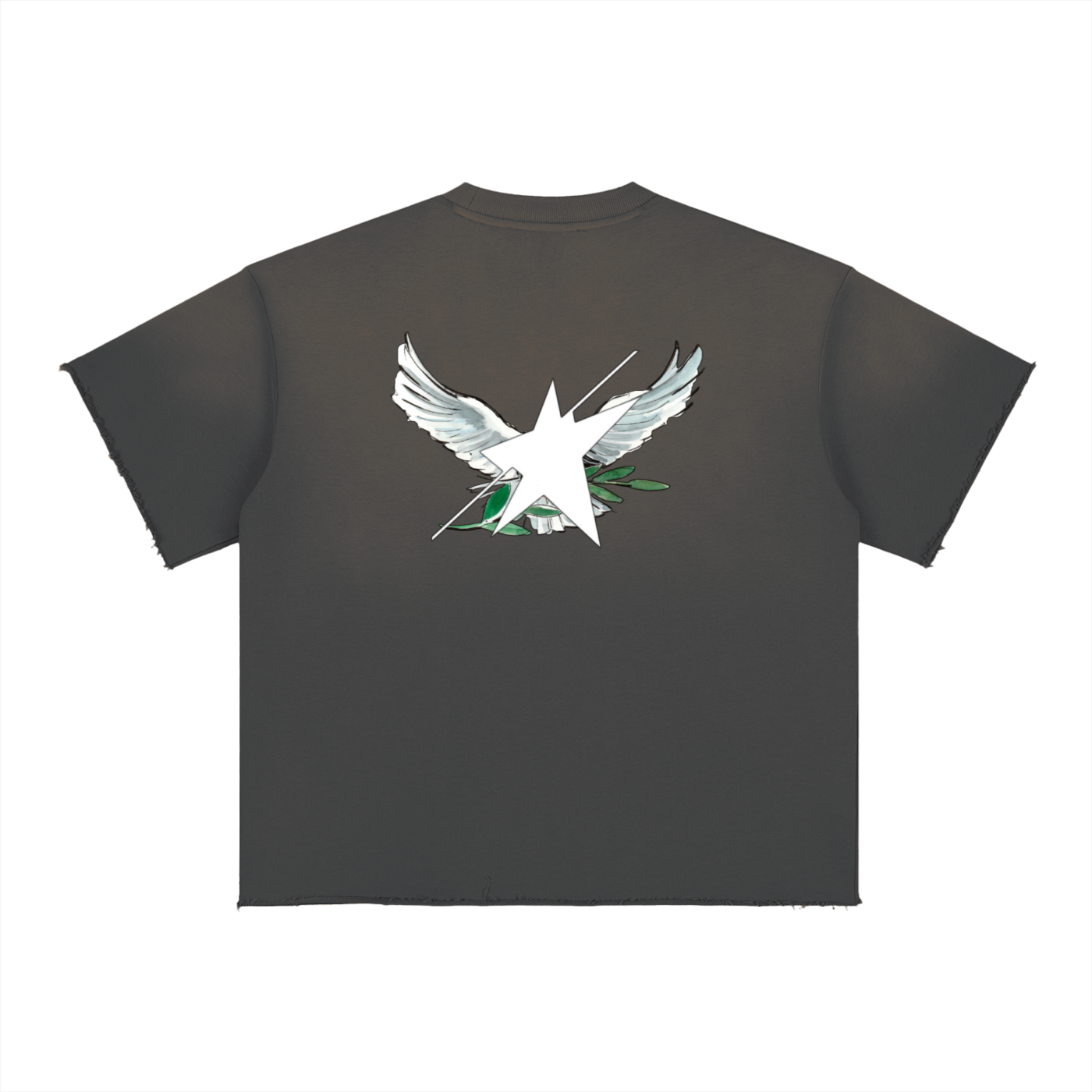 Stolo Clothing Co Birdies Sun Faded Raw Edge Tee
