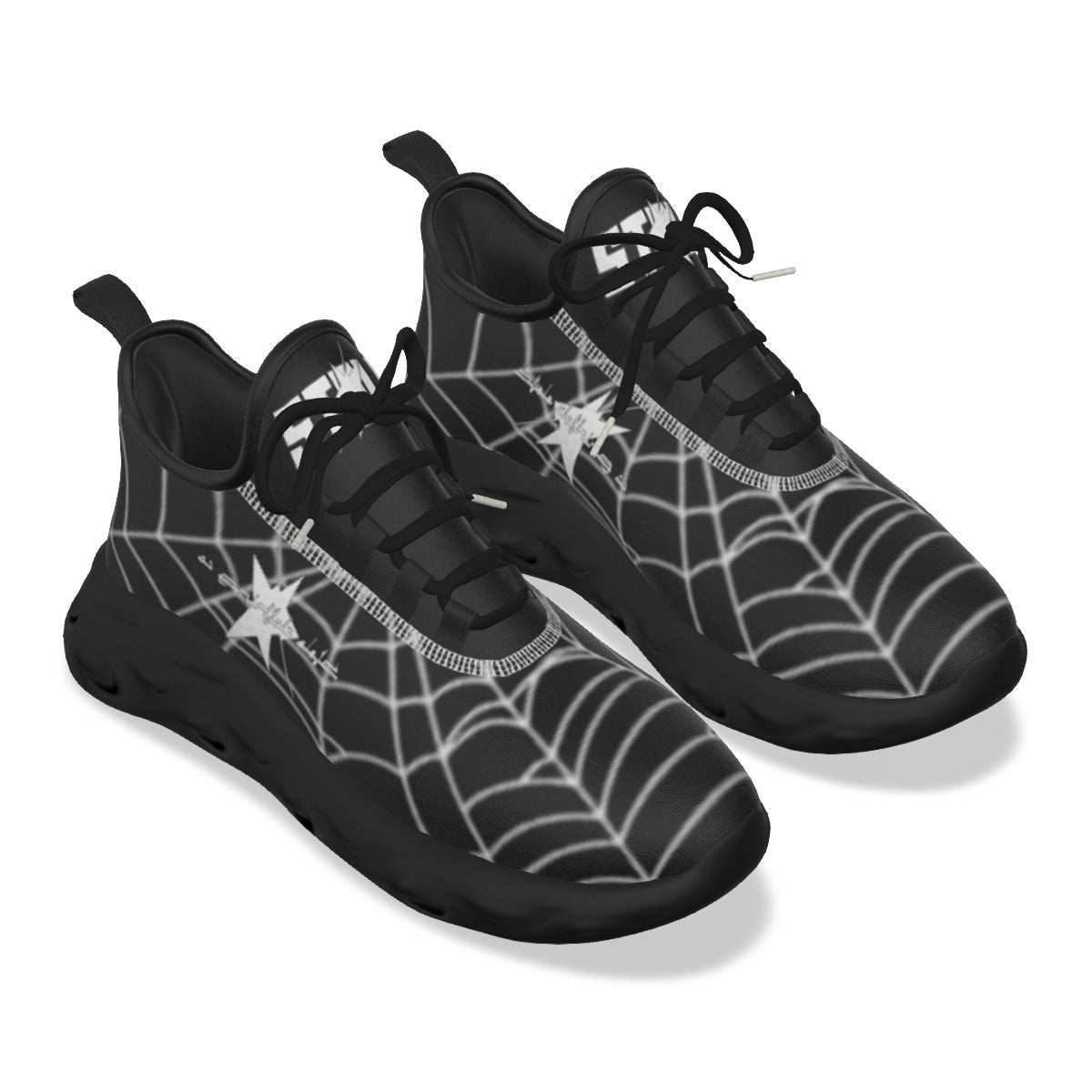 Stolo Clothing Co WEB LIFE STEPPERS Light Active Shoes [ BLACK ]