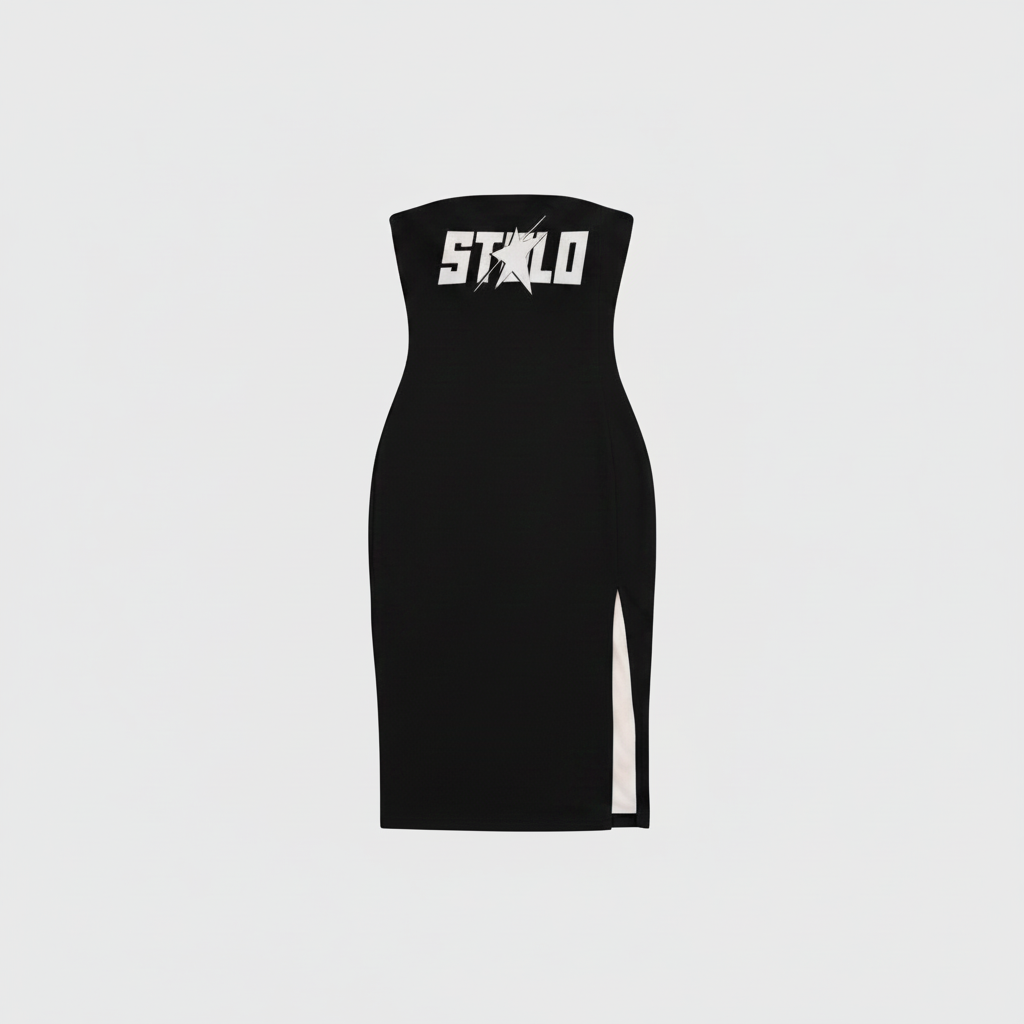 Stolo Clothing Co STARCHILD Hip Huggin Side Split Tube Top Dress