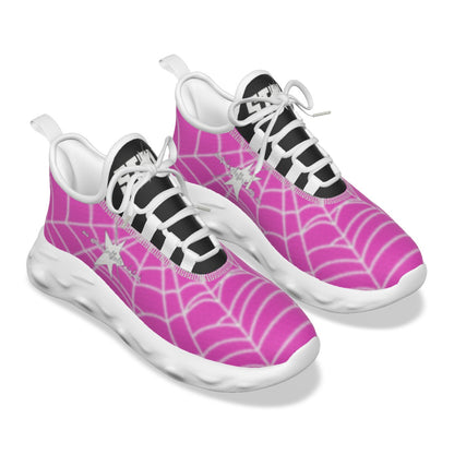 Stolo Clothing Co WEB LIFE STEPPERS Light Active Shoes [ PINK ]