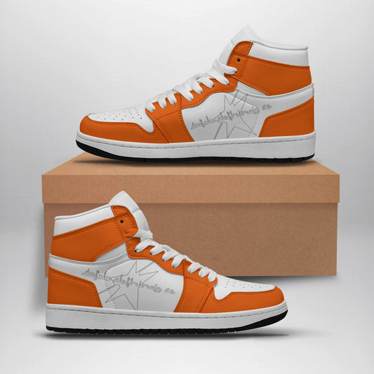 Stolo Clothing Co Orange Hi Top Steppers