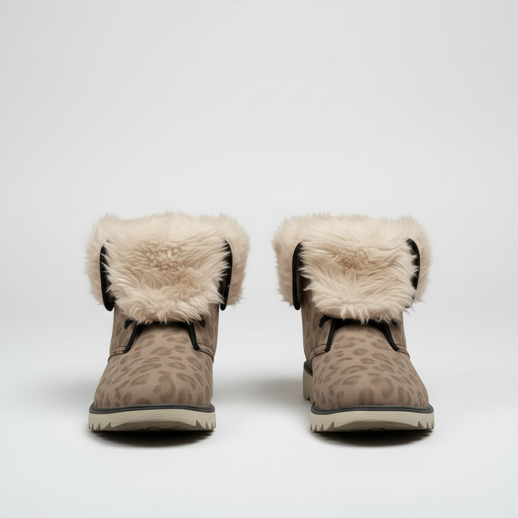 Stolo Clothing Co STARCHILD Leopard Print Plush Boots