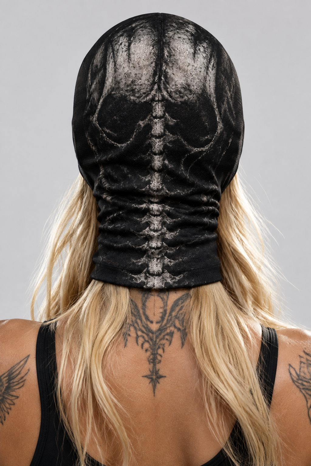 LIMITED EDITON STOLO SKULL BLACK HALLOWEEN Mesh Mask