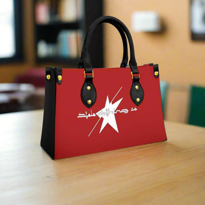 Stolo Clothing Co LOGO Leather Tote Bag  [ RED ]