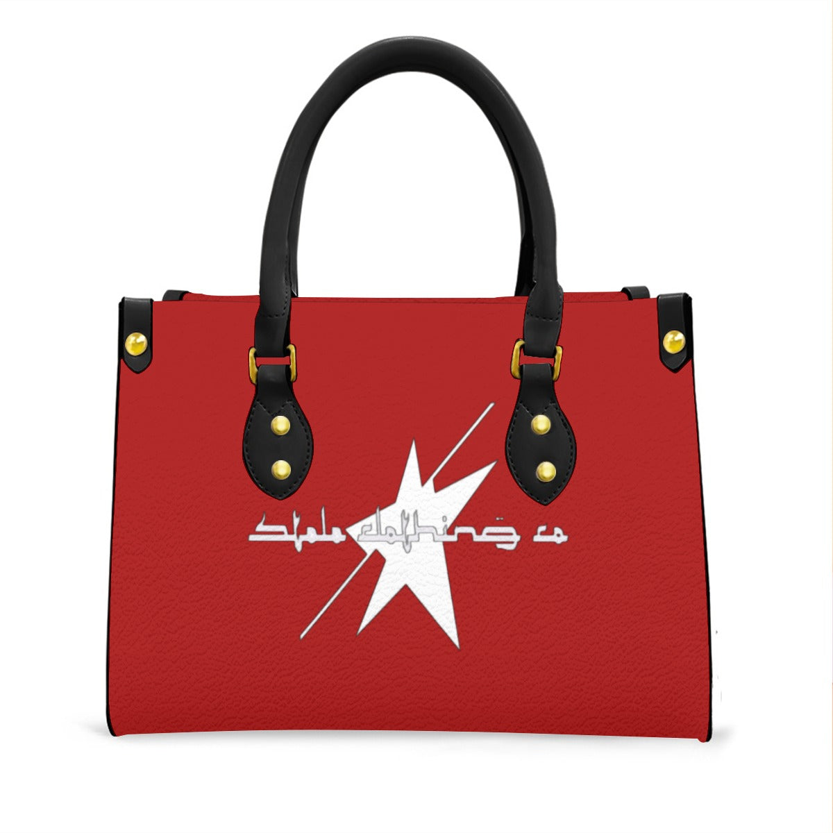 Stolo Clothing Co LOGO Leather Tote Bag  [ RED ]