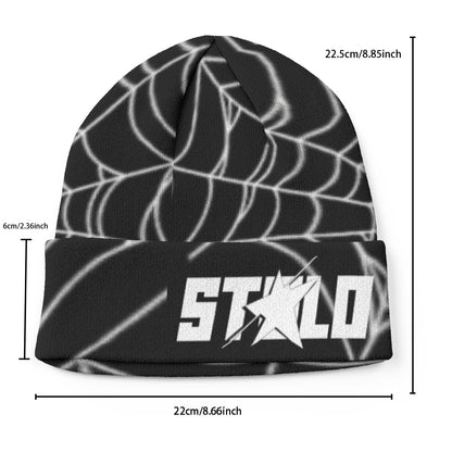 Stolo Clothing Co Web Life Knitted Beanie [ BLACK ]