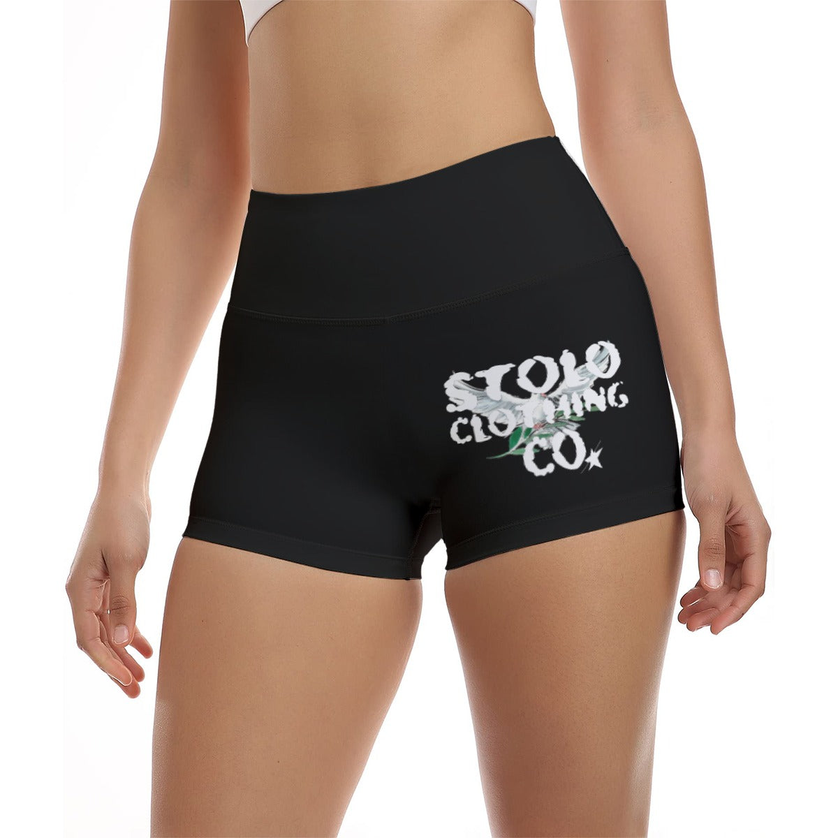 Stolo Clothing Co Birdies Ultra-Short Yoga Shorts