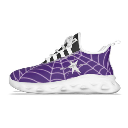 Stolo Clothing Co WEB LIFE STEPPERS Light Active Shoes  [ PURPLE ]