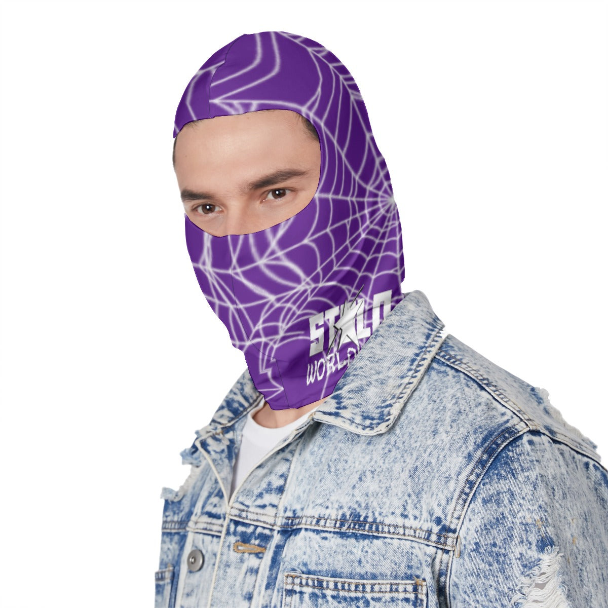 Stolo Clothing Co Web Life Balaclava Face Mask [ PURPLE ]