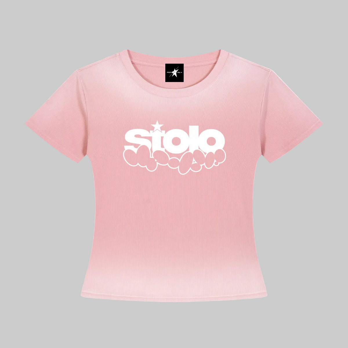 Stolo Clothing Co SKATE 2.0 Sun Faded  Fitted Crop Tee