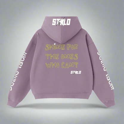 Limited Edition Stolo Clothing Co Still Shining Cropped Double-Zip Up Hoodie