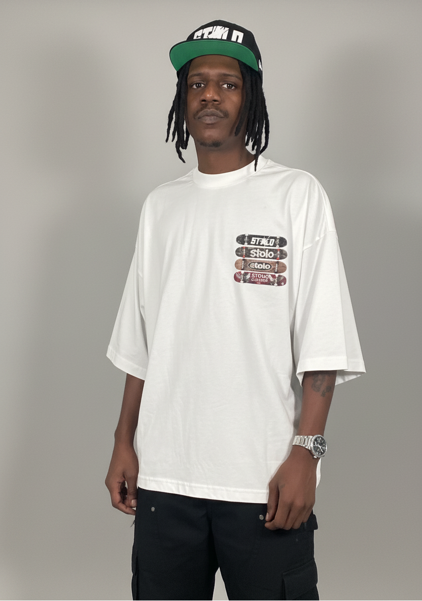 Stolo Clothing Co STOLO SKATE Oversized Boxy Tee