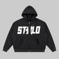 Stolo Clothing Co Starchild Reborn Diamond Dust Full Zip Boxy Hoodie