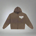 Limited Edition Stolo Clothing Co Birdies Hand-Frayed Pure Cotton Double Zip Up Hoodie