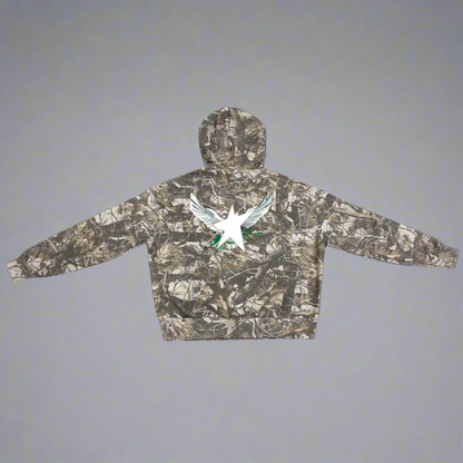 Stolo Clothing Co Birdies French Terry Tree Print Camo Hoodie