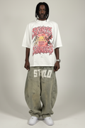 Stolo Clothing Co SAINTS VS SINNERS Oversized Boxy Tee (300GSM)