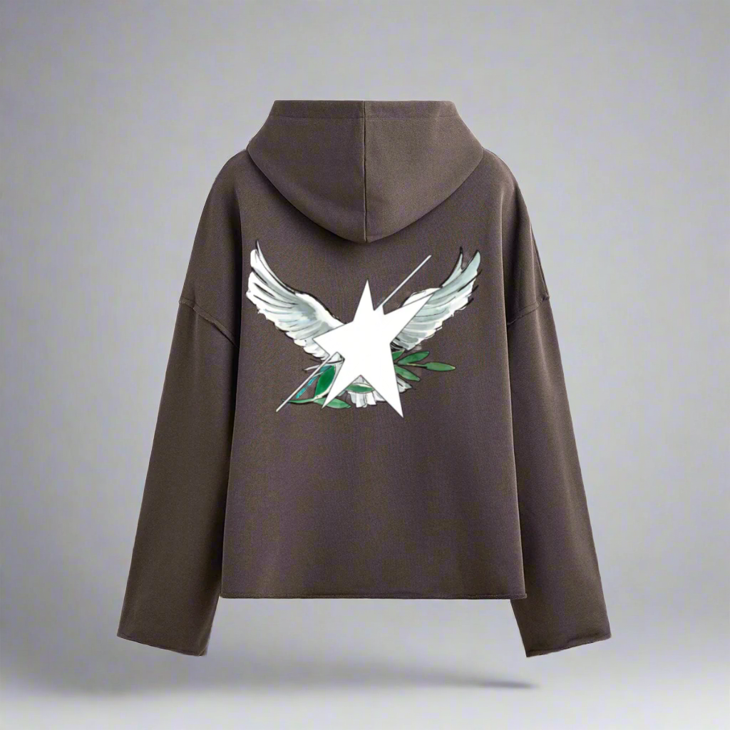 Stolo Clothing Co Birdies Minimalistic Super Oversized Boxy Hoodie