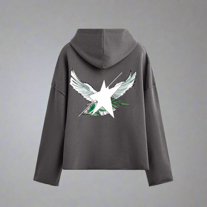 Stolo Clothing Co Birdies Minimalistic Super Oversized Boxy Hoodie