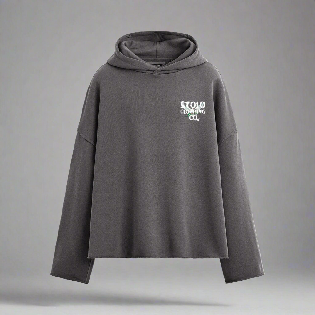 Stolo Clothing Co Birdies Minimalistic Super Oversized Boxy Hoodie