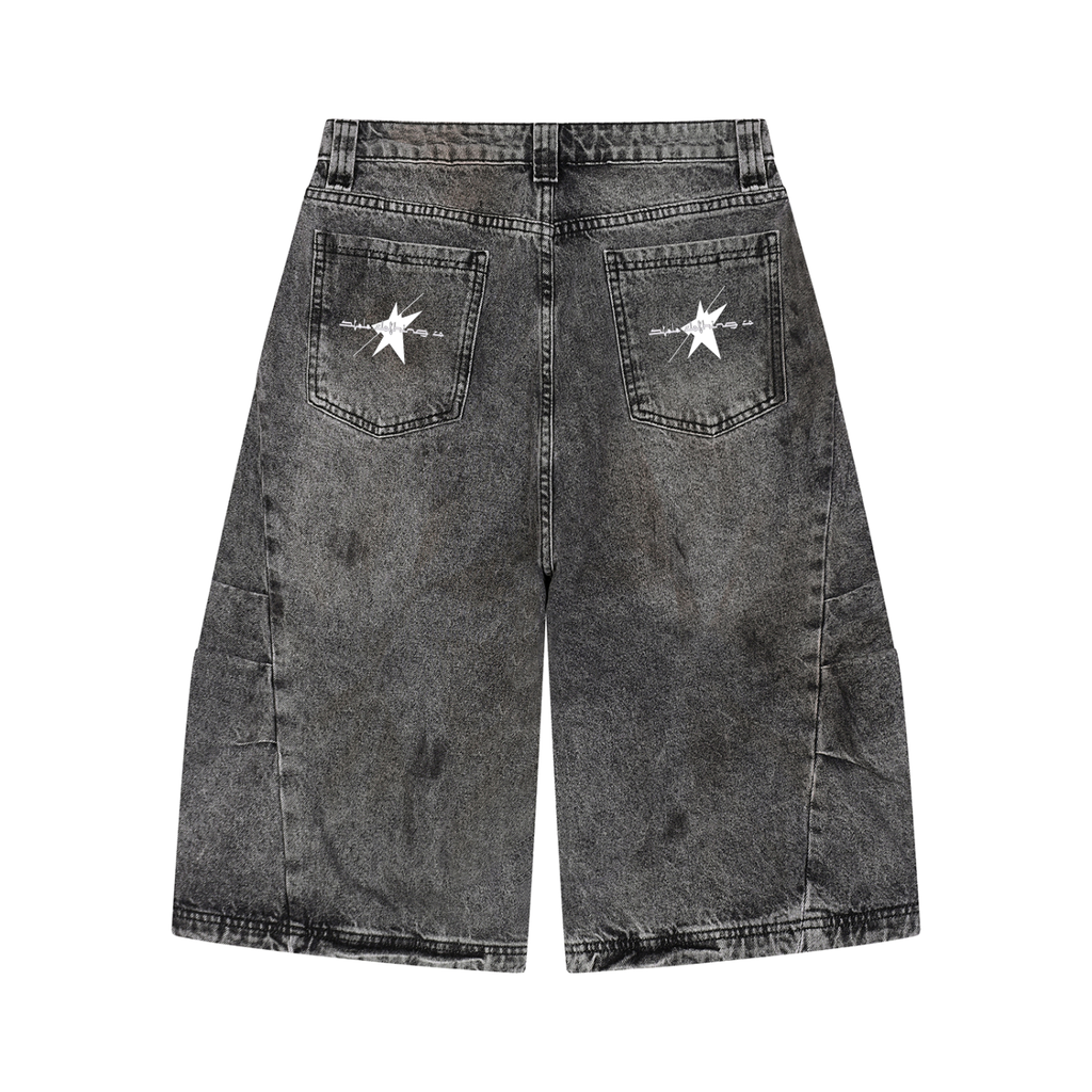 Stolo Clothing Co 224 Archive Wash Curve Blade Denim Shorts (JORTS)