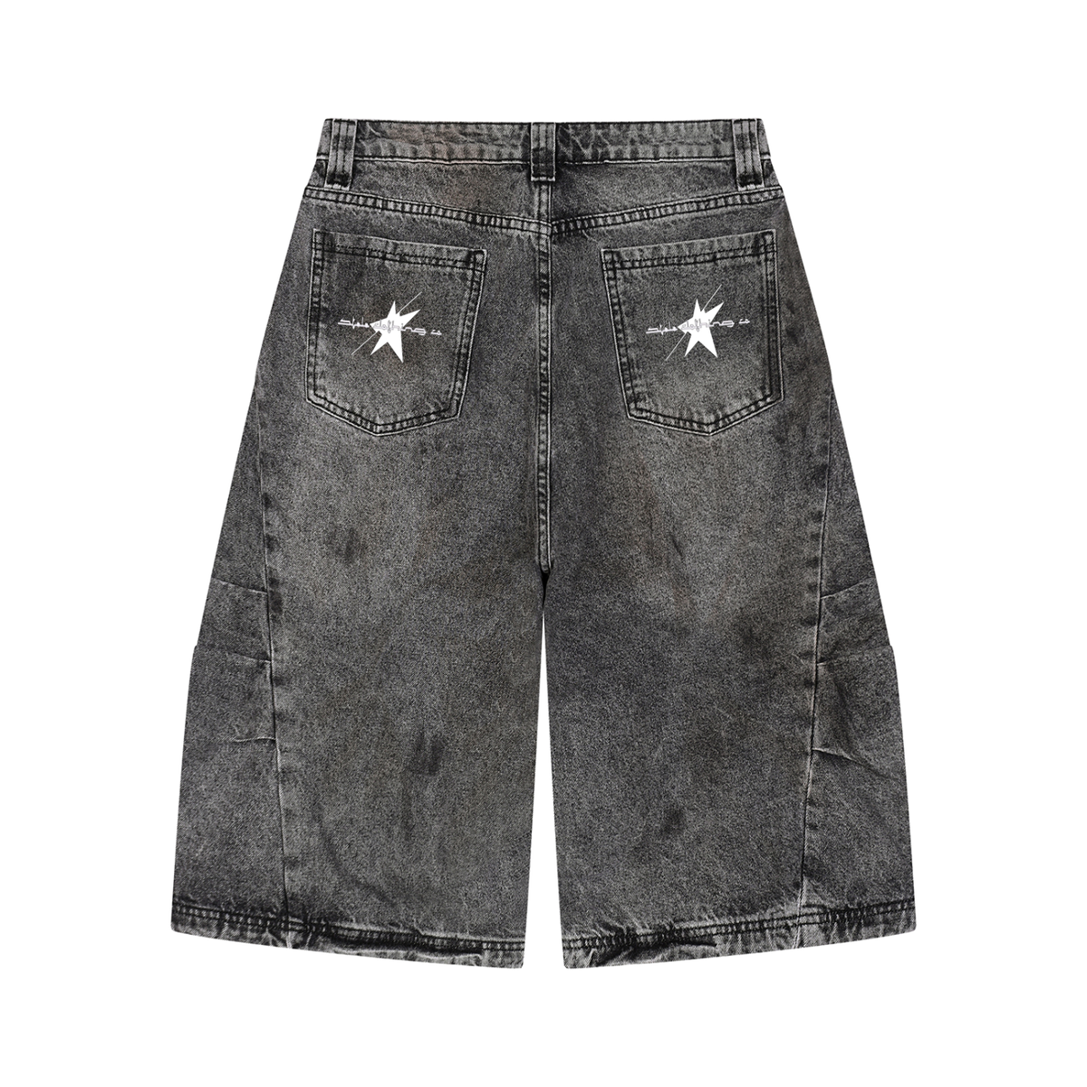 Stolo Clothing Co 224 Archive Wash Curve Blade Denim Shorts (JORTS)