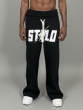 Stolo Clothing Co STARCHILD Double Waistband French Terry Wide-Leg Heavyweight Sweatpants (420 GSM)