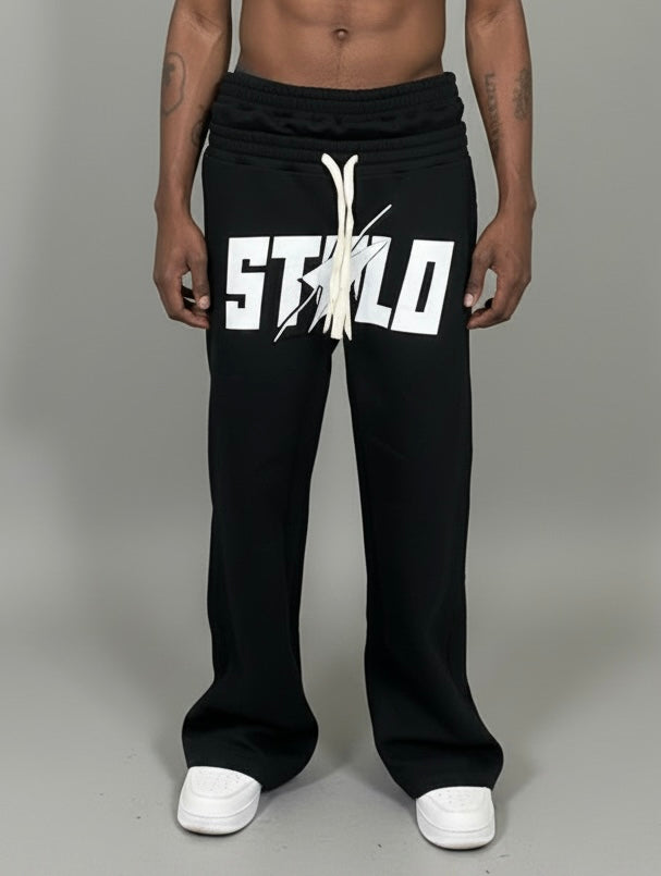 Stolo Clothing Co STARCHILD Double Waistband French Terry Wide-Leg Heavyweight Sweatpants (420 GSM)