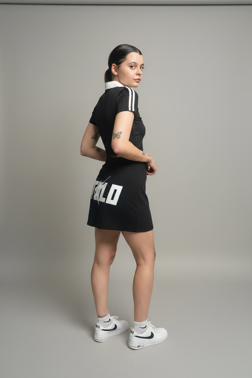 Stolo Clothing Co STARCHILD REBORN Cropped Jersey Polo Tee