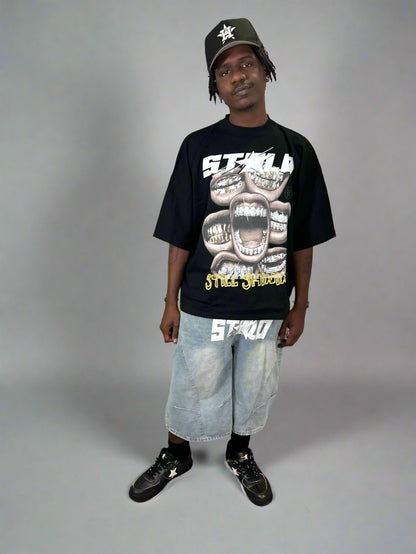Limited Edition Stolo Clothing Co STILL SHINNING Oversized Cropped Boxy Tee