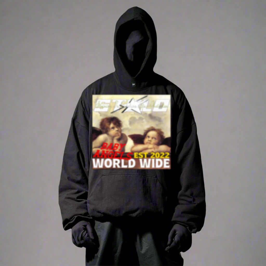 Limited Edition Stolo Clothing Co Baby Angels Super Oversized Angel Hoodie