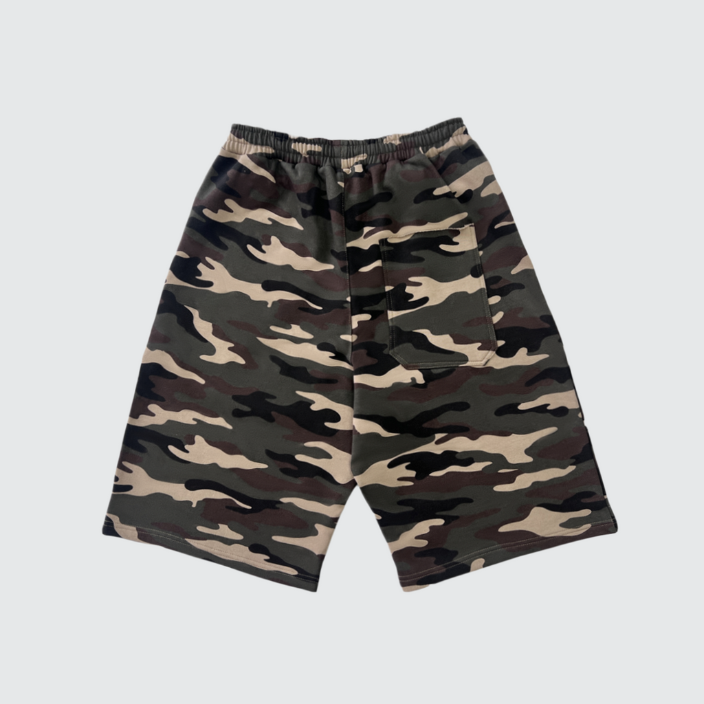 Stolo Clothing Co STARCHILD ARMY CAMO French Terry Heavyweight Shorts (420 GSM)