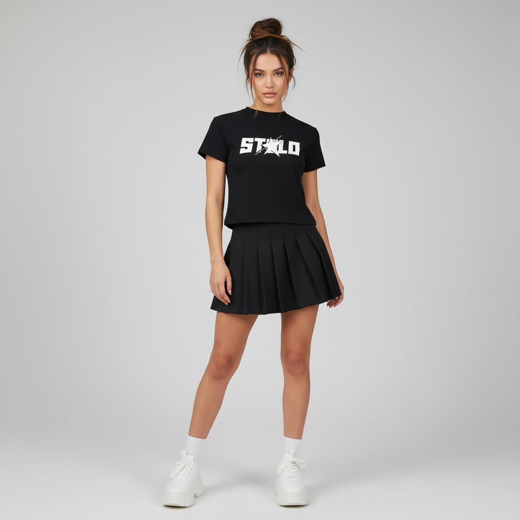 Stolo Clothing Co STARCHILD Classic Slim Fit Mock Neck Tee