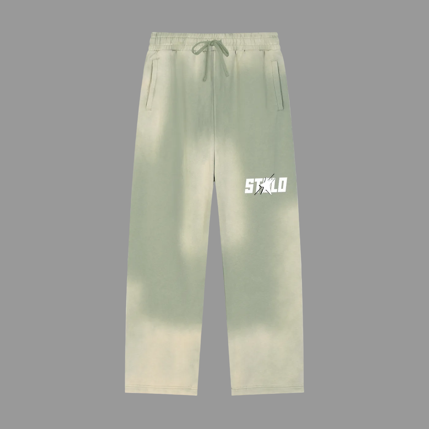 Stolo Clothing Co STARCHILD Sun Faded Raw Edge Straight-Leg Sweatpants