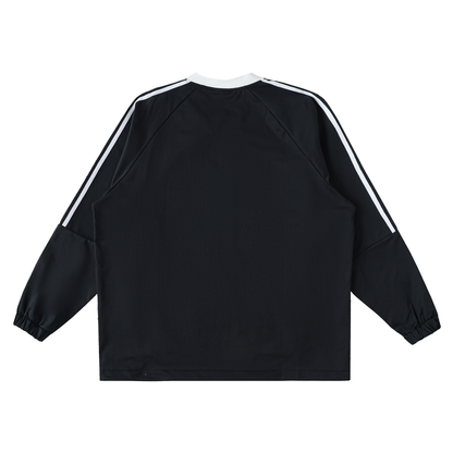 Stolo Clothing Co Essentials V-Neck Color Block Long-Sleeve Tee