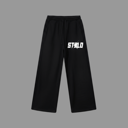 Stolo Clothing Co STARCHILD Supper Baggy Stripped Straight-Leg Sweatpants