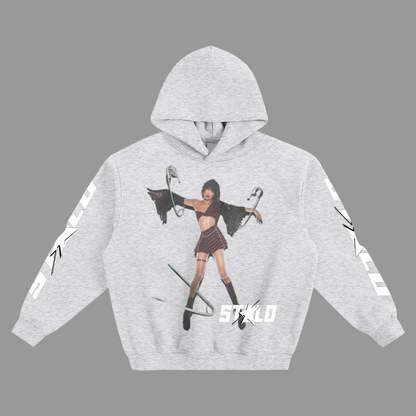 Stolo Clothing Co PAIN PIN Fleeced Oversized Boxy Hoodie