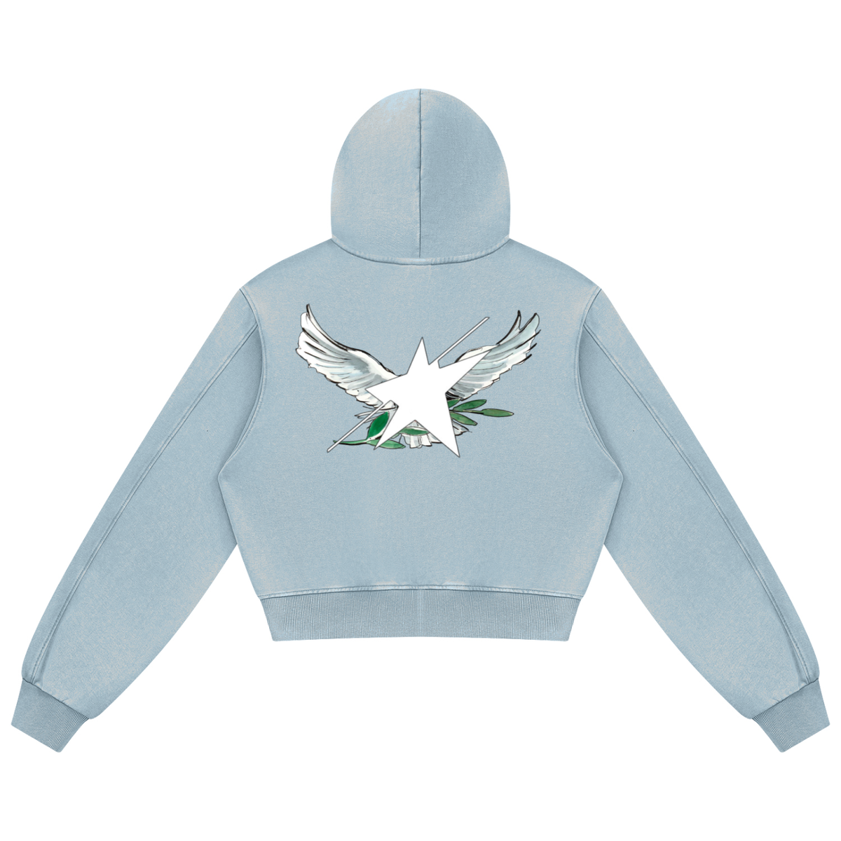 Stolo Clothing Co BIRDIES Minimal Mineral Wash Cropped Set