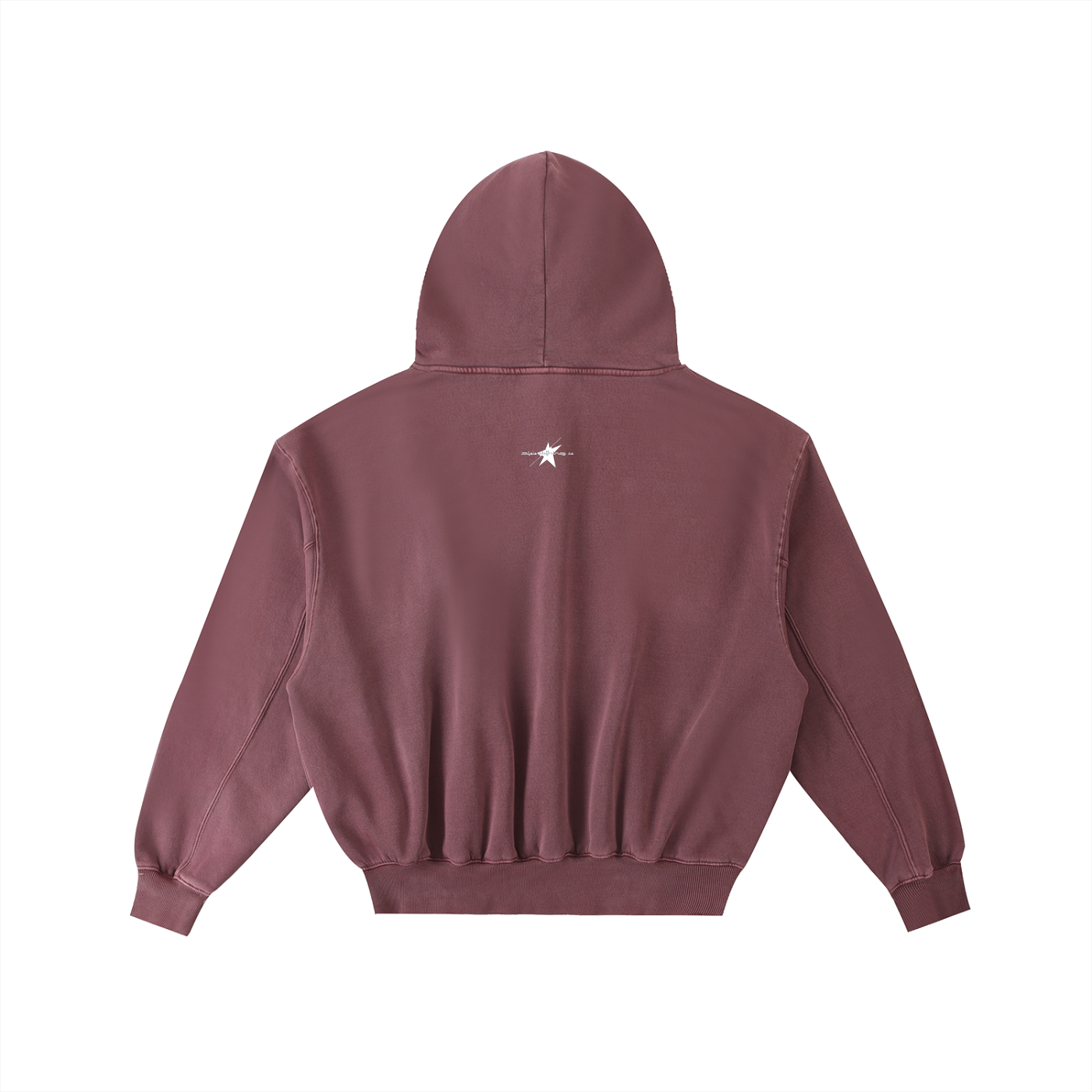 Stolo Clothing Co EVIL NUN Hand-Frayed Enzyme Washed Fleece Hoodie