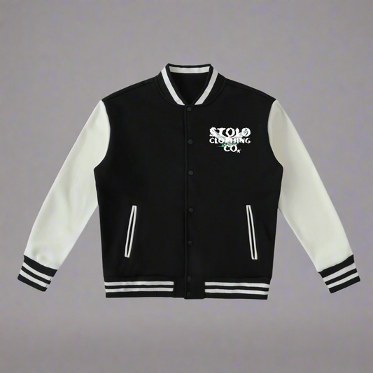 Limited Edition Stolo Clothing Co Birdies Fleece Two-Tone Varsity Jacket