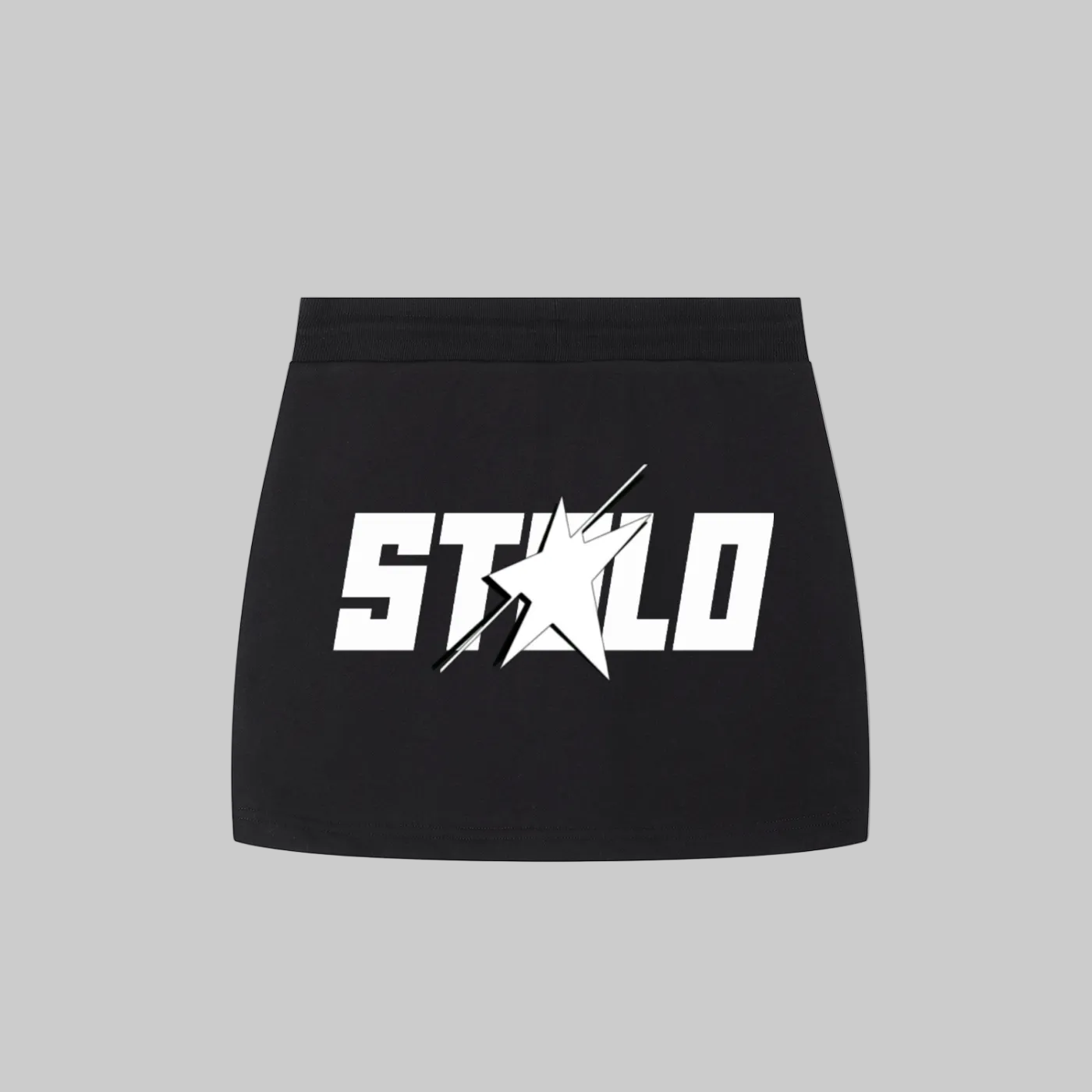 Stolo Clothing Co STARCHILD Back Print Hip Huggin Drawstring Skirt